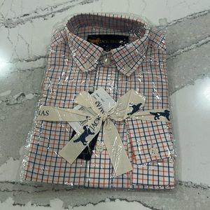 NWT Jack Thomas 3T plaid button down.